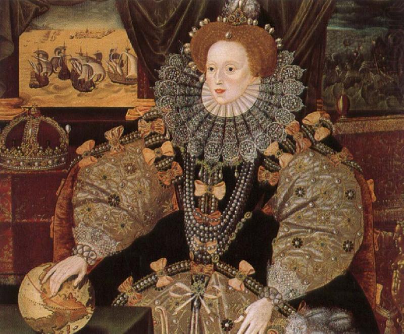 queen elizabeth i by, george gower